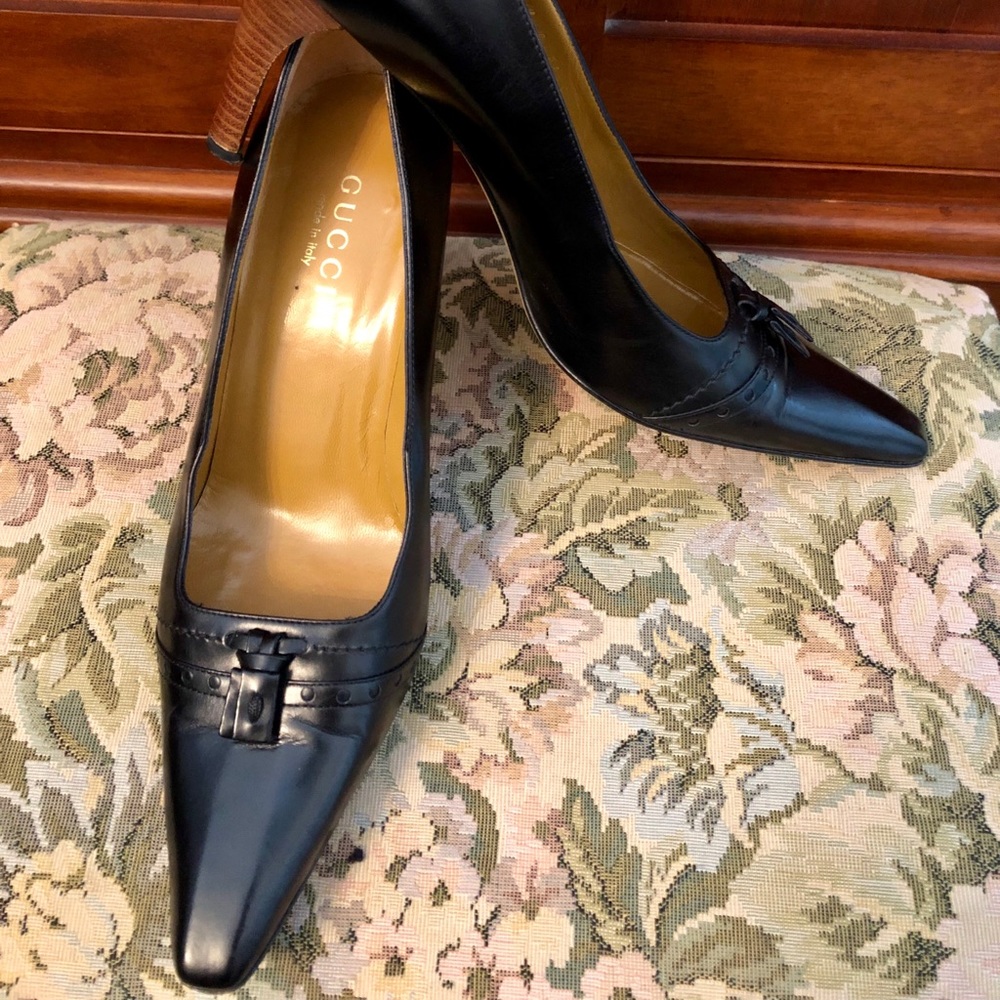 Gucci black heels